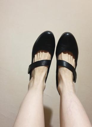 Туфли в стиле мэри джейн натуральная кожа2 фото