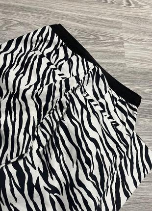 Брюки штани з товарними принтом зебра zara zebra pants trousers9 фото