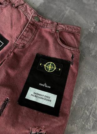 Шорти stone island | джинсові шорти4 фото