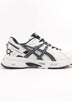 Кросівки asics gel kahana 8 білі з чорним10 фото