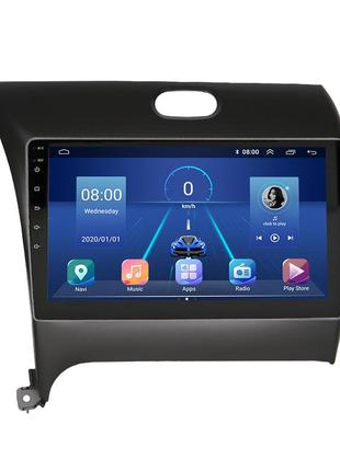 Штатна магнітола lesko для kia forte ii рестайлінг 2016-2018 екран 9" 4/32gb 4g wi-fi gps top кіа форте