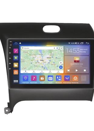 Штатна магнітола lesko для kia cerato iii 2013-2016 ips 9" 2/32 gb carplay 4g wi-fi gps prime кіа церато