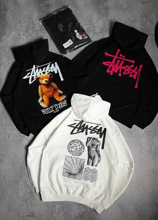 Худи ссьуси стусси с капюшоном stussy