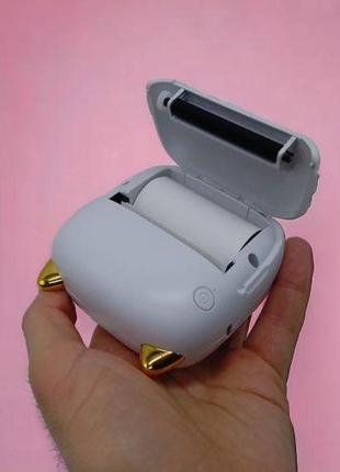 Портативный термопринтер-ночник "portable mini printer"2 фото