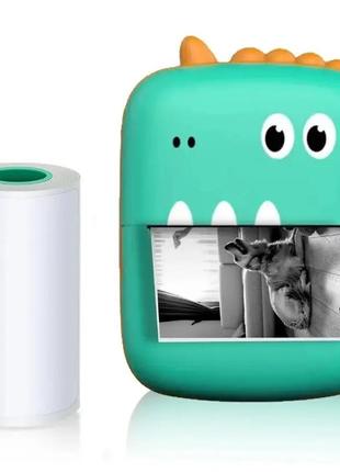 Термопринтер портативний rias mini bt printer green (3_04817)