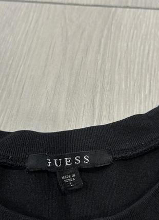 Базовый черный свитшот кофта guess3 фото