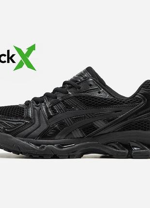 Кроссовки мужские asics gel-kayano 14 черные спортивные кроссовки асикс гель-каяно 14 легкая обувь на лето