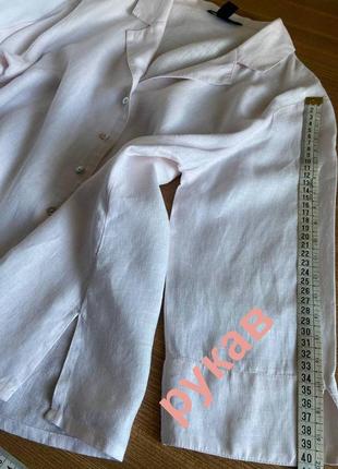 Блуза,рукав 3/4. -100% льон від бренду / h & m / швеція.8 фото
