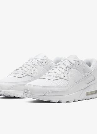 Кроссовки кроссовки nike air max 90 white (cn8490-100) оригинал!2 фото