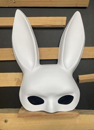 Милые уши зайца resteq, маска кролика playboy, белая 36см