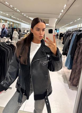 Жіноча дублянка -косуха zara