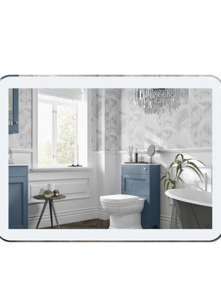 Зеркало qtap swan 800х600 с led-подсветкой touch, диммер, рег. яркости reverse qt167814146080w