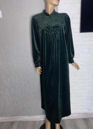 Винтажное бархатное платье велюровое платье винтаж delicates
