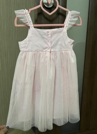 Очень милое, любимое платье little kids для девочки6 фото