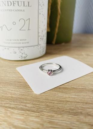 Деликатное кольцо в стиле pandora серебро 9258 фото