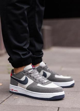 Кросівки чоловічі nike air max vt 90 glossy black paint colors chart сірі замшеві кеди найк аїр форс взуття з натуральної замші осінь весна