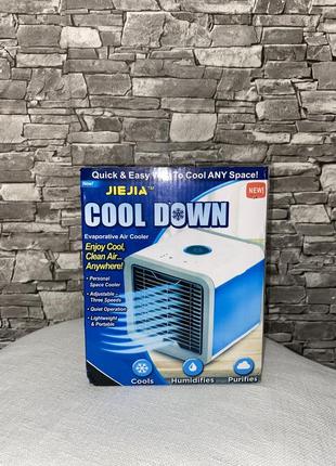 Міні кондиціонер jiejia cool down, портативний охолоджувач1 фото