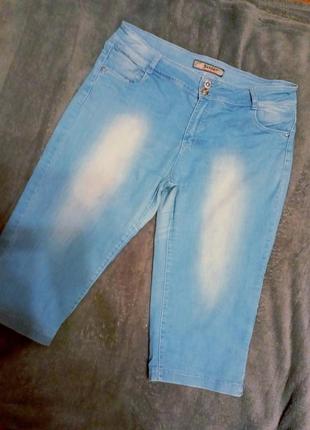 Женские джинсовые бриджи