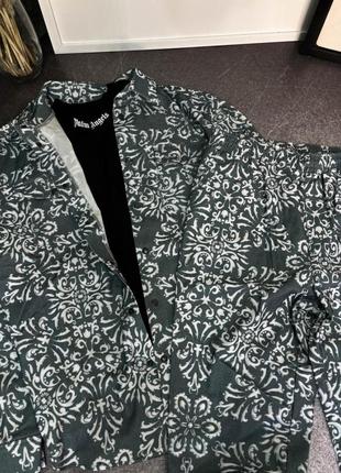 Комбінований чоловічий класичний костюм. рубашка+штаны.52-030