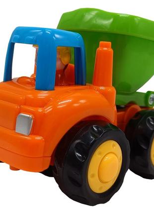 Детская машинка инерционная "самосвал" bambi 326 326 c(orange)