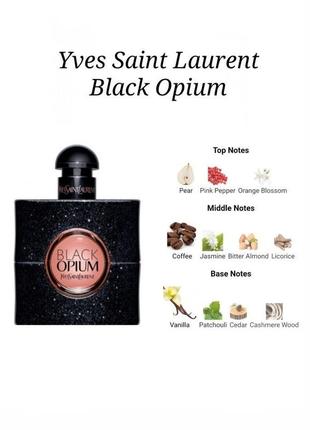 Женский аромат y. s. l. black opium2 фото