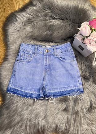 Стильные базовые джинсовые шорты для девочки 7/8р denim.co1 фото