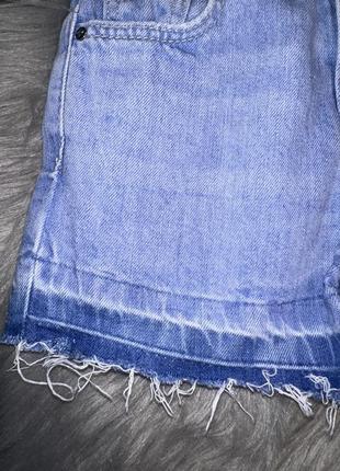 Стильные базовые джинсовые шорты для девочки 7/8р denim.co3 фото
