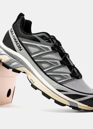 Salomon xt-6 expanse grey black8 фото