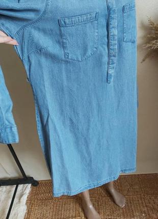 Фирменное george платье миди/туника под джинс со 100 %рами, размер 3-4хл7 фото