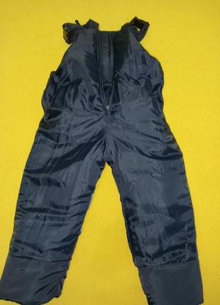 Зимний комплект, куртка-брюки, комбенезон, розовый -синий цвет8 фото