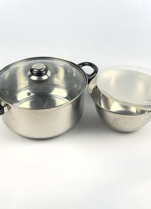 Набор практичных кастрюль lb-1799са / фирменные наборы кастрюль / набор посуды для eh-803 индукционных плит