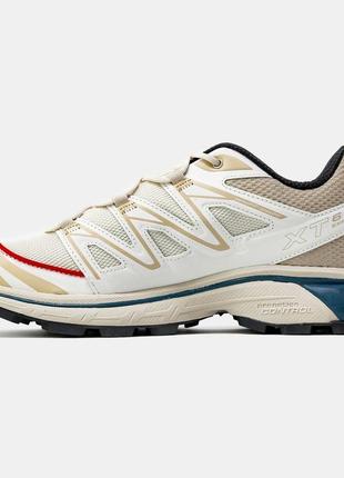 Salomon xt-6 expanse white red blue8 фото