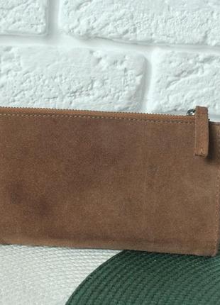 Superdry гаманець з натуральної замші.7 фото