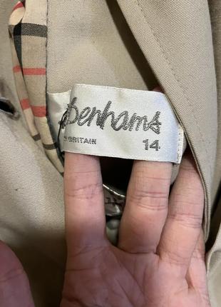 Винтаж тренч debenhams плащ2 фото