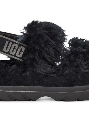 Ugg fluff sugar босоножки лохматые1 фото