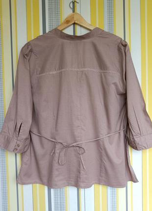 Блуза р.22 (євро р.50) evans жіноча сорочка рубашка батал4 фото