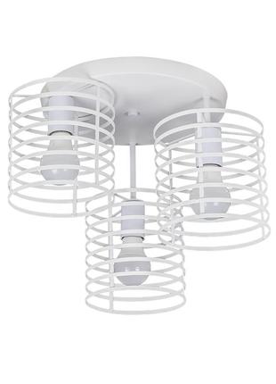 Люстра припотолочная в стиле лофт 707h9150f-3 wh (300)