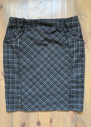 Юбка в клетку на 52-54 г.