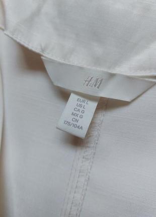 Гарна кремова блуза,туніка,h&amp;m7 фото