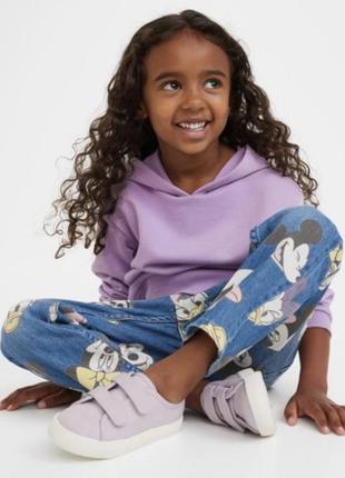 Джинсові штани h&m мінні маус на 6-7 років