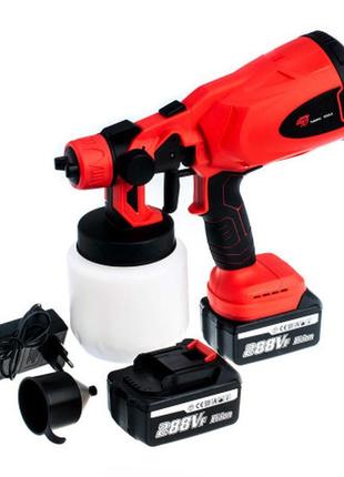 Аккумуляторный краскопульт tianhu tools 2 акб bf