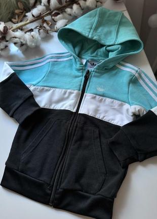 Костюм набір худі кофта лосини adidas на дівчинку 3-4 роки8 фото