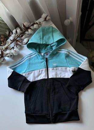 Костюм набір худі кофта лосини adidas на дівчинку 3-4 роки7 фото