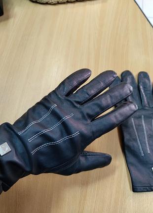 Перчатки кожаные