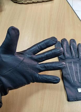 Перчатки кожаные