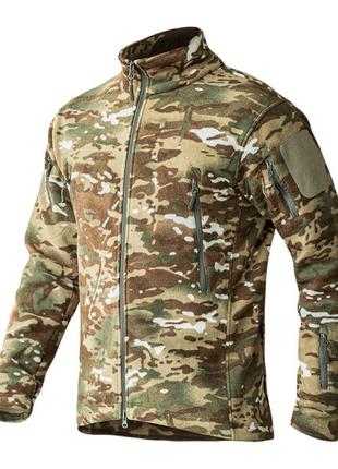 Тактическая флисовая кофта военная толстовка армейская s.archon hsd06 camouflage cp xl