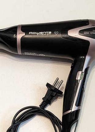 Фен rowenta studio dry ionic ceramic 2100w cv5361
