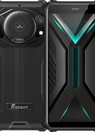Захищений смартфон oukitel fossibot f101 black 4/64gb акумулятор 10600 ма·год