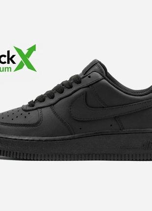 0603 nike air force 1 black - premium