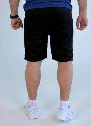 Мужские шорты черные трикотаж батал4 фото
